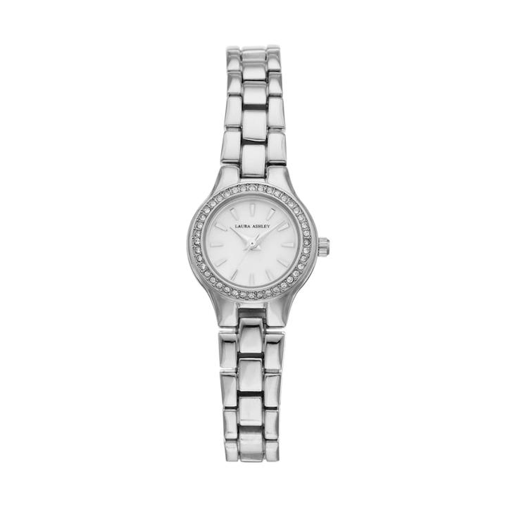 Laura Ashley Women's Crystal Watch, Size: Small, Multicolor