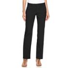 Women's Apt. 9&reg; Torie Straight-leg Dress Pants, Size: 16, Black