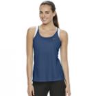 Women's Nike Dri-fit Mesh Racerback Tank Top, Size: Xs, Brt Blue