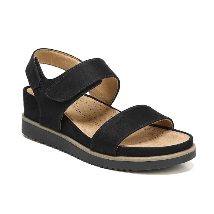 Naturalsoul Kaila Women's Sandals, Size: Medium (6.5), Black