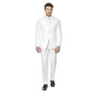 Men's Opposuits Slim-fit White Novelty Suit & Tie Set, Size: 44 - Regular, Natural
