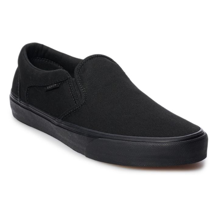 Vans Asher Men's Skate Shoes, Size: Medium (7), Black