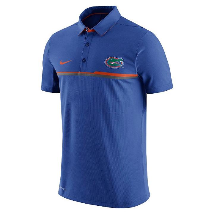 Men's Nike Florida Gators Elite Coaches Dri-fit Performance Polo, Size: Xl, Ovrfl Oth