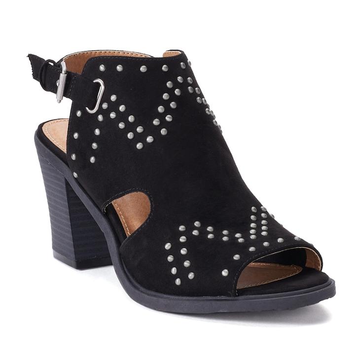 So&reg; Catfish Women's High Heel Ankle Boots, Size: 7.5, Black