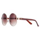 Lc Lauren Conrad Kutcher 45mm Oversized Round Gradient Sunglasses, Women's, Gold