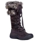 Muk Luks Gwen Marled Women's Waterproof Winter Boots, Girl's, Size: 7, Grey