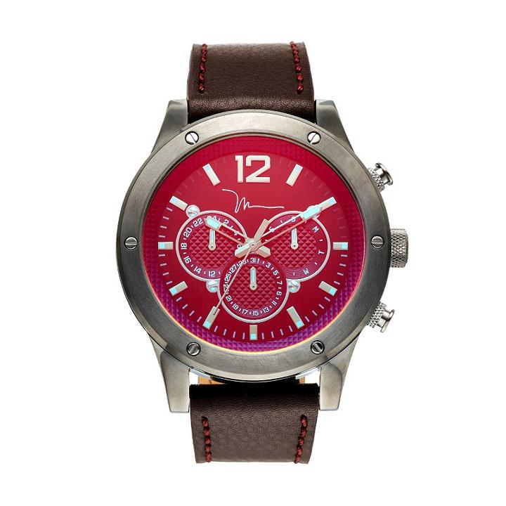 Marc Anthony Men's Modern Masculinity Leather Watch, Size: Xl, Brown