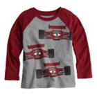 Toddler Boy Jumping Beans&reg; Long Sleeve Raglan Graphic Tee, Size: 3t, Med Grey