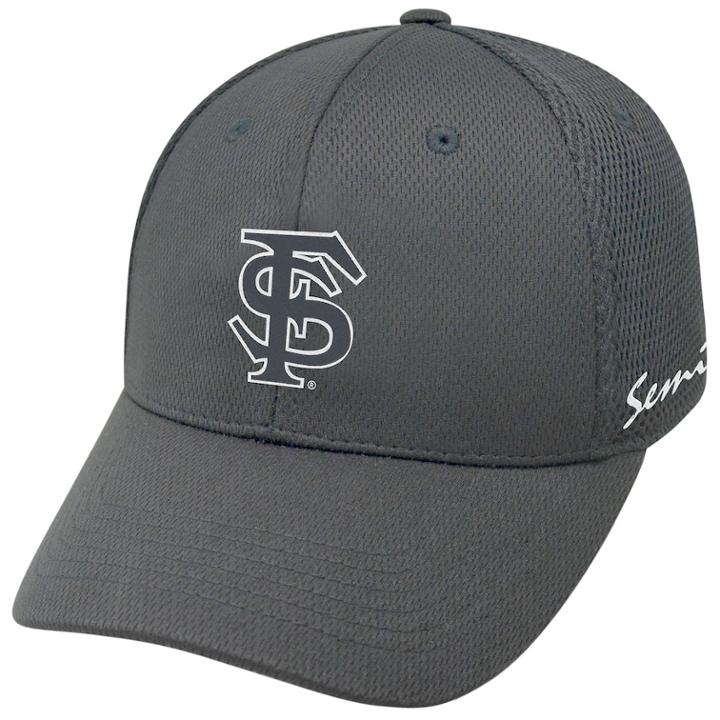 Adult Top Of The World Florida State Seminoles Fairway One-fit Cap, Men's, Grey (charcoal)