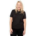 Juniors' Plus Size Lee Uniforms Stretch Polo, Girl's, Size: 3xl, Black