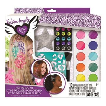 Fashion Angels Hair Tattoo Kit, Multicolor
