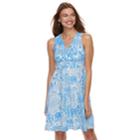 Petite Chaya Printed Lace Sleeveless Dress, Women's, Size: 12 Petite, Natural