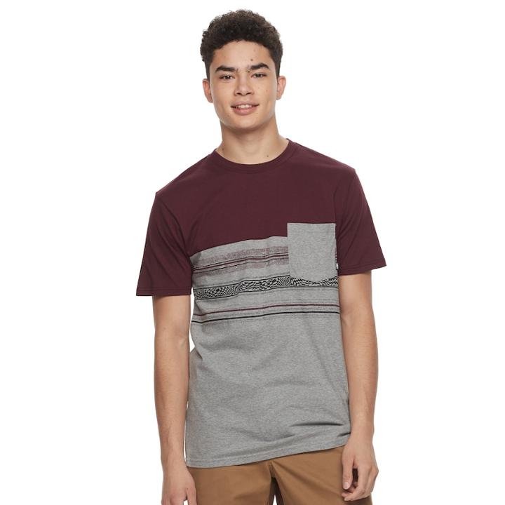 Men's Vans Sliced Tee, Size: Small, Med Grey