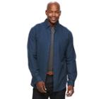 Men's Croft & Barrow&reg; True Comfort Plaid Classic-fit Flannel Button-down Shirt, Size: Large, Blue