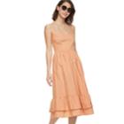 K/lab Ruffled Midi Dress, Teens, Size: Xl, Pink