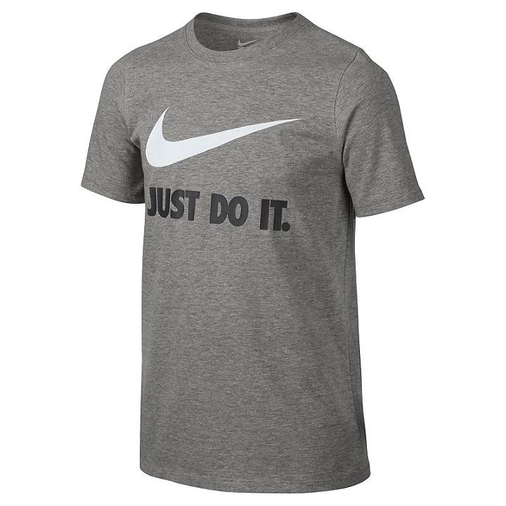 Boys 8-20 Nike Just Do It Swoosh Graphic Tee, Boy's, Size: Medium, Grey Other