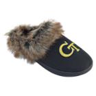 Women's Georgia Tech Yellow Jackets Scuff Slippers, Size: Large, Black