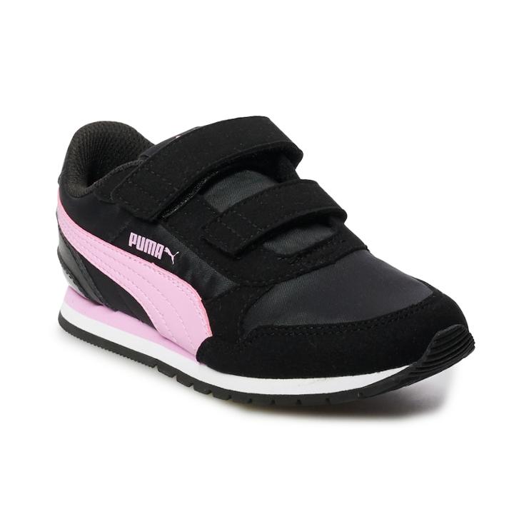 Puma St Runner Nl Preschool Girls' Sneakers, Size: 11, Black