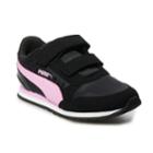Puma St Runner Nl Preschool Girls' Sneakers, Size: 11, Black