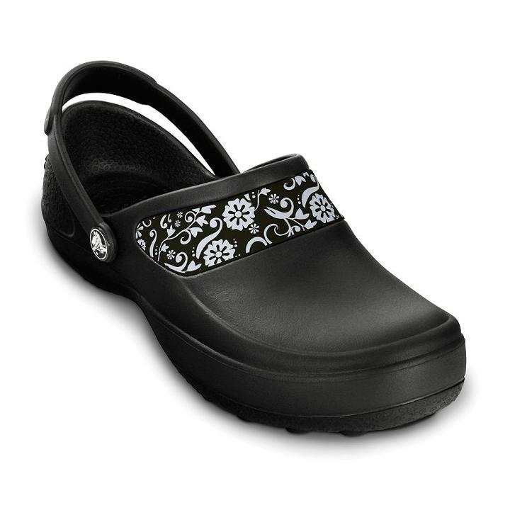 Crocs Mercy Work Women's Clogs, Size: 6, Black