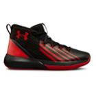 Under Armour Lockdown Grade School Boys' Basketball Shoes, Size: 5.5, Black
