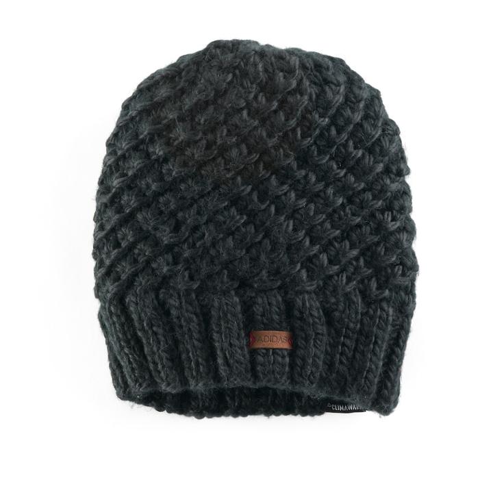 Women's Adidas Whittier Knit Beanie, Black