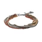 Simply Vera Vera Wang Multi Tone Multi Strand Chain Bracelet, Women's, Multicolor