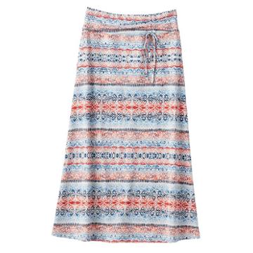 Girls 7-16 Joey B Printed Maxi Skirt, Girl's, Size: Small, Med Blue