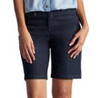 Petite Lee Rio Total Freedom Bermuda Shorts, Women's, Size: 8 Petite, Dark Blue