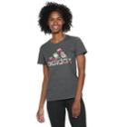 Women's Adidas Graphic Tee, Size: Small, Med Grey