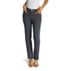 Women's Lee Petite Classic Fit Pant, Size: 6p - Short, Grey (charcoal)