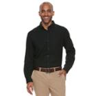 Men's Croft & Barrow&reg; Classic-fit Patterned Flannel Button-down Shirt, Size: Large, Dark Green