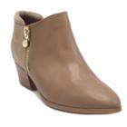 Gloria Vanderbilt Deanna Women's Ankle Boots, Size: Medium (8), Beig/green (beig/khaki)