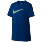 Boys 8-20 Nike Swoosh Tee, Size: Large, Brt Blue