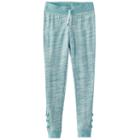 Girls 7-16 & Plus Size So&reg; Space-dyed Lattice Hem Jogger Pants, Size: 10, Med Blue