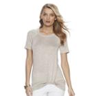 Women's Juicy Couture Embellished Twist Top, Size: Small, Med Beige