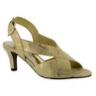 Easy Street Cupid Women's High Heels, Size: Medium (7), Gold