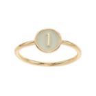 Lc Lauren Conrad Monogram Number Ring, Women's, Size: 7, Gold