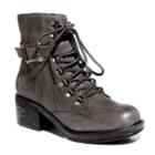 2 Lips Too Randy Women's Lace-up Ankle Boots, Size: Medium (11), Black