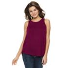 Women's Apt. 9&reg; High Neck Swing Tank, Size: Xl, Dark Red