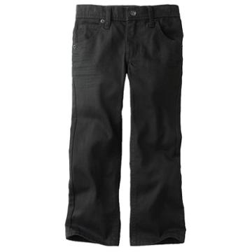 Boys 4-7x Lee Dungarees Black Skinny Jeans, Boy's, Size: 4 Ave Med