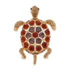 Dana Buchman Openwork Turtle Pin, Women's, Med Brown