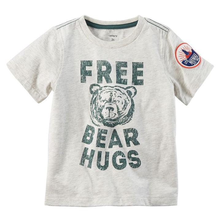 Boys 4-7 Carter's Graphic Tee, Size: 8, Light Grey