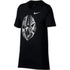 Boys 8-20 Nike Dry Performance Football Tee, Size: Large, Grey (charcoal)