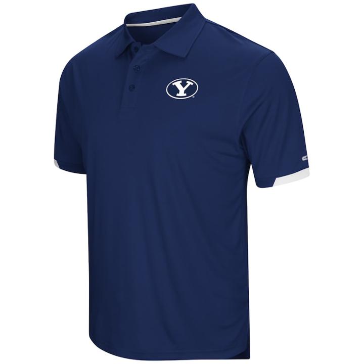 Men's Colosseum Byu Cougars Loft Polo, Size: Xl, Blue (navy)