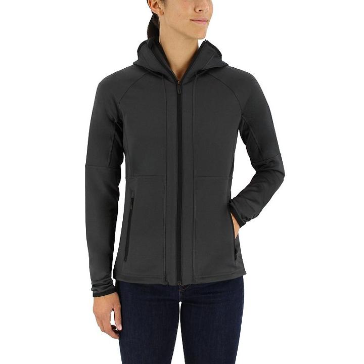 Women's Adidas Outdoor Flex Fleece Hiking Jacket, Size: Large, Black