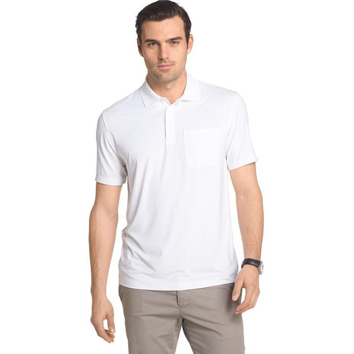 Men's Van Heusen Flex Classic-fit Polo, Size: Xxl, White Oth