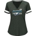Women's Philadelphia Eagles 2017 Nfc Champions Delivering Victory Tee, Size: Small, Grey (charcoal)
