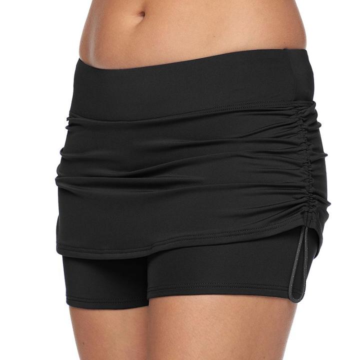 Women's Tyr Skirtini Bottoms, Size: Xs, Black