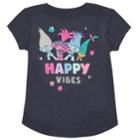 Girls 4-10 Jumping Beans&reg; Dreamworks Trolls Happy Vibes Poppy, Branch & Creek Tee, Size: 6x, Med Blue